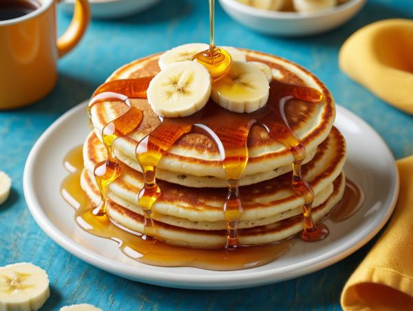 Fluffige Bananen-Pancakes in nur 15 Min.