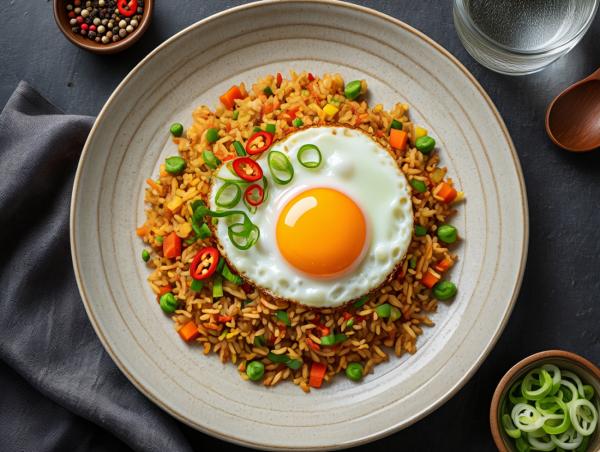 Indonesischer Bratreis: Schnelles Nasi Goreng