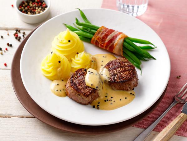 Steak au poivre: Klassisches französisches Pfeffersteak