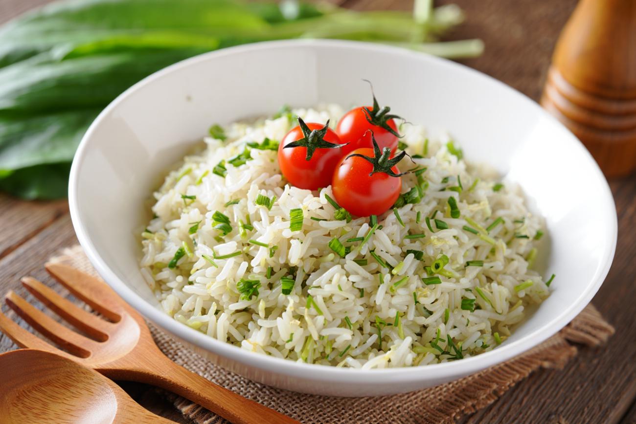 Cremiges und einfaches Bärlauch-Risotto